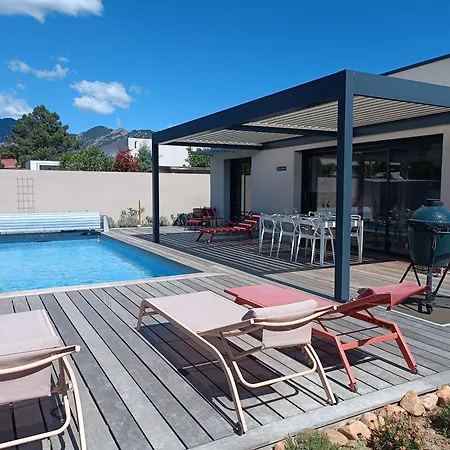 Villa Posidonie, 5 Pers, Clim Et Piscine Chauffee Lecci